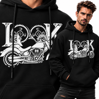 BLUZA Z KAPTUREM CHOPPER M8 BIKER LOOK